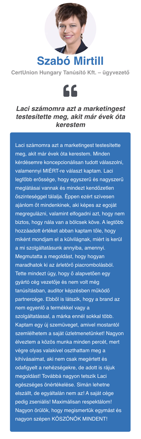 Márkaépítő Mesterkurzus Szemléletváltó Mentorprogram