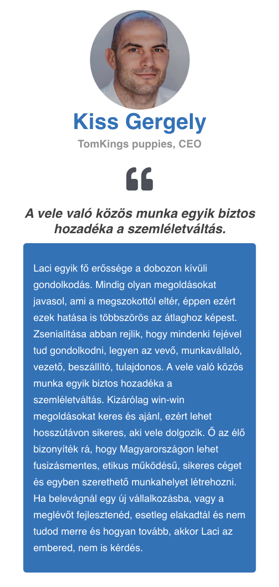 Márkaépítő Mesterkurzus Szemléletváltó Mentorprogram